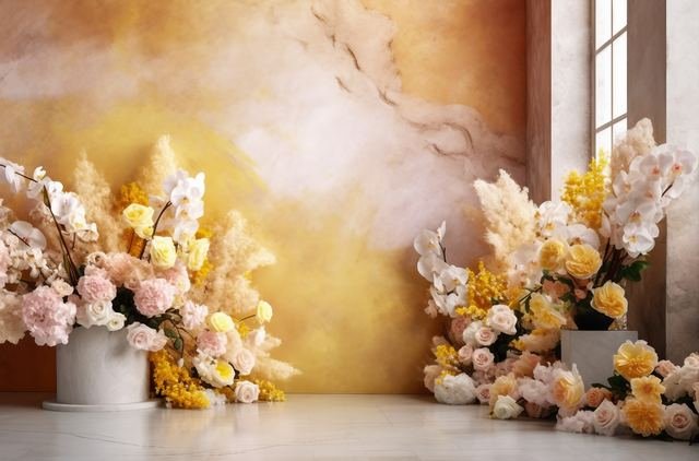 Floral Room digital background