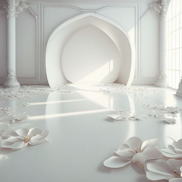 Flower Shower digital background